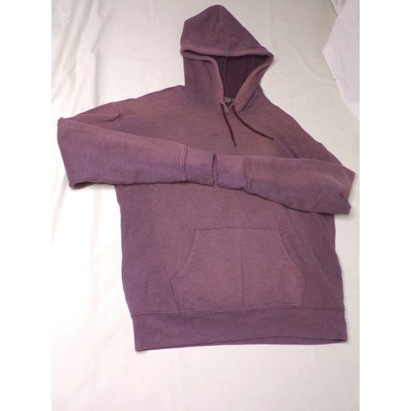 🆕ZELLA Vintage Wash Fleece Hoodie Sweatshirt Burgundy Large 12-14 - Picture 3 of 8